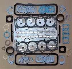 V8 3.5l Carb. Composite Head Gasket Set with Rubber Type Rocker Gaskets